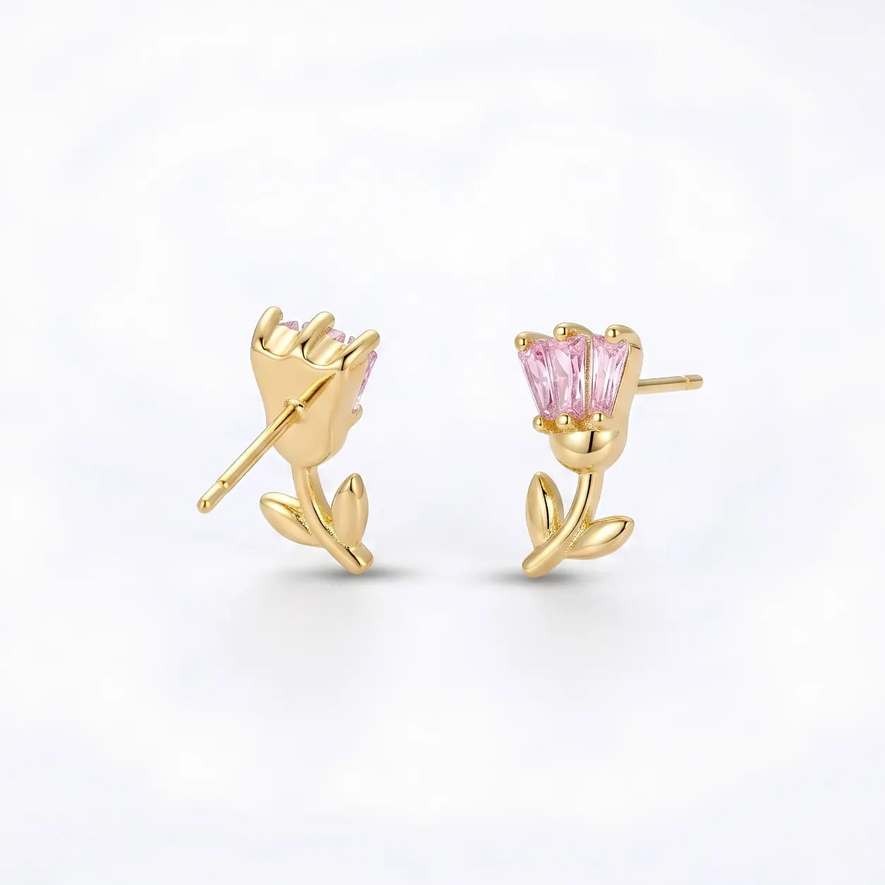 Blush Bloom Studs by Feydoraa
