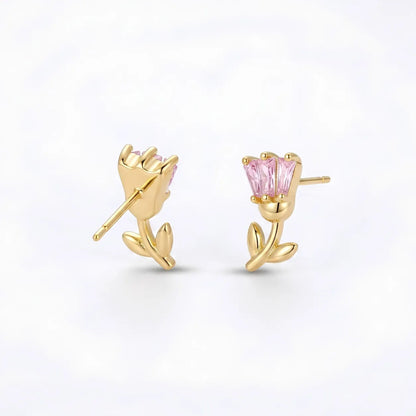 Blush Bloom Studs by Feydoraa